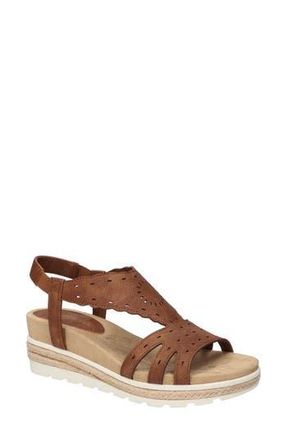 Easy Street Fran Slingback Wedge Sandal in Tan at Nordstrom Rack, Size 9.5