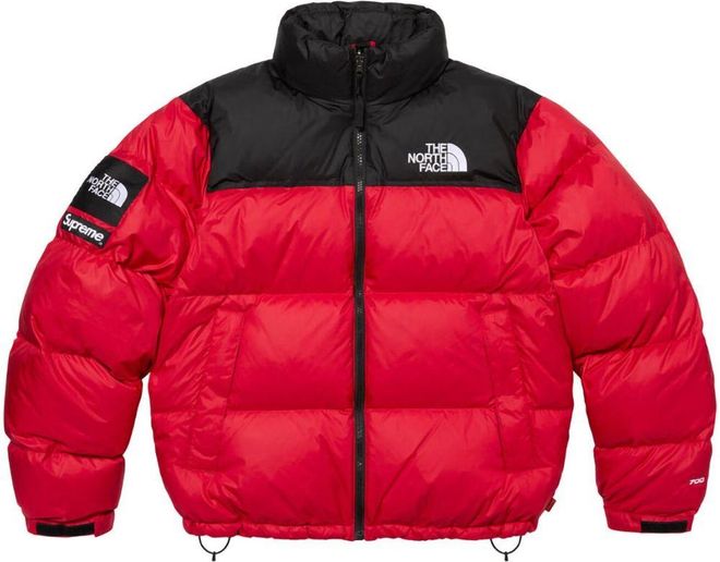 ジャケット・アウター Supreme x The North Face Down Filled RED SUPREME x The North Face Nuptse jacket - men - Nylon/Nylon/Down