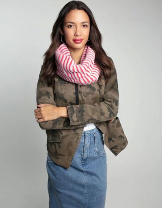 Nooki Design Womens SNUGGY FAUX FUR SNOOD-RED - Size: ONE