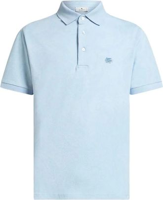 Etro Hombre, Camisetas, Azul, Talla: S