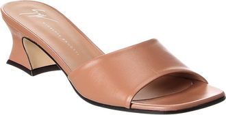 Giuseppe Zanotti Twingo 45 Leather Sandal
