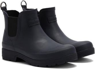 Barbour Fynn Wellington Chelsea Boot in Navy/Black at Nordstrom, Size 11