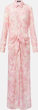 Versace Abito chemisier con stampa