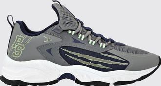 Plein Sport Sneakers basse in mesh multicolor con tirante e suola dentellata