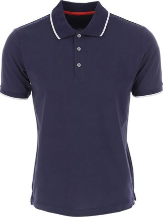 Fay Polo Shirt - Heren - Polos - Blauw - M - Katoen - Tops
