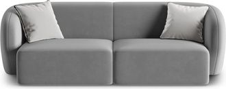 BLOOMINGLOFT 2-Sitzer Designsofa Chiara Samt