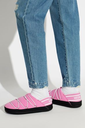 Moon Boot MB ICON SLIPPER Shoes, Womens, Pink