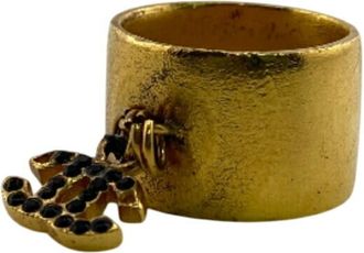 Chanel Gold Band Ring (Pre-Owned)