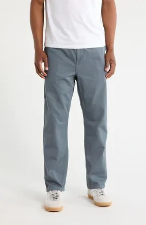 Carhartt Work in Progress Flint Straight Leg Twill Pants in Cozy Blue (Garment) at Nordstrom, Size Medium