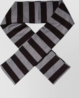 Dolce & Gabbana striped wool scarf