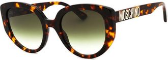 Moschino MOS173/S 0086 9K Havana/Green Shaded