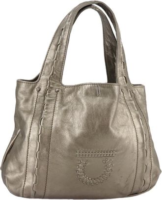 Ferragamo Gancini Shoulder Bag Leather Leather Bag (Pre-Owned)