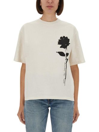 Golden Goose Reise T -Shirt mit Druck