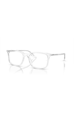 Ray-Ban 53mm Rectangle optical glasses in Transparent at Nordstrom