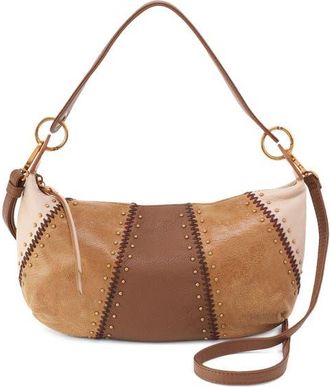 Hobo Mini Opal Leather Shoulder Bag in Timber Brown at Nordstrom