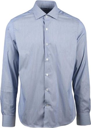 Ghirardelli Ghirardelli Striped Cotton Shirt With Tailored Fit