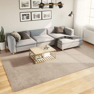 vidaXL Alfombra De Pelo Corto Suave Lavable Huarte Arena 240x340 Cm Vidaxl
