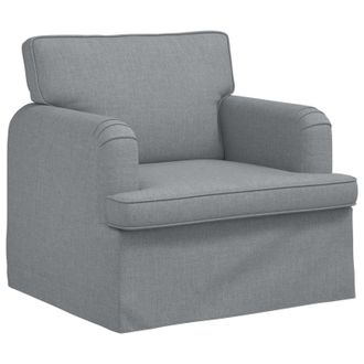 vidaXL Sof&aacute; Gris Claro 84 X 80 X 85 Cm Tela Vidaxl