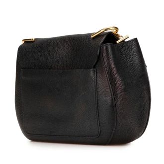 Chlo&eacute; Pre-owned Cross Body Bags, female, Black, Size: ONE SIZE Pre-owned Leather Crossbody Bag