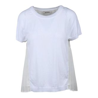Meimeij Gebreide Blouse - Dames - Truien - Wit - Maat: XS Voile