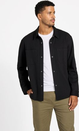 Guess Giovanni Textured-Knit Pocket Shirt