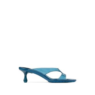 Jimmy Choo London Heeled Mules, female, Blue, Size: 11 US Jelly Drop 50