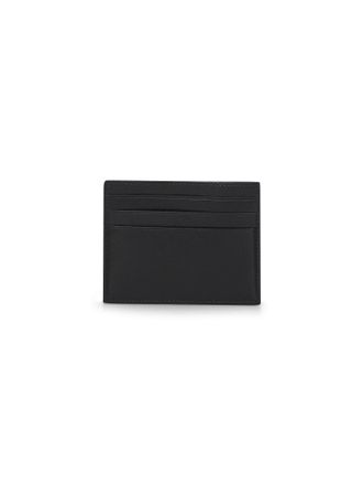 Ferragamo Palmellato Calfskin Card Case - Black
