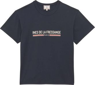 Ines De La Fressange Maxence T-shirt - Dames - T-shirts - Blauw - M - Katoen - Tops