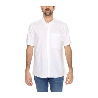 Antony Morato Linen-Blend Short Sleeve Shirt