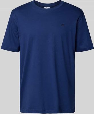 Champion T-Shirt mit Logo-Stitching Modell ICONS in Marine, Gr&ouml;&szlig;e XS