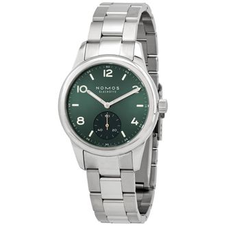 NOMOS Glash&uuml;tte Club Sport Neomatik Automatic Petrol Green Dial Mens Watch 746