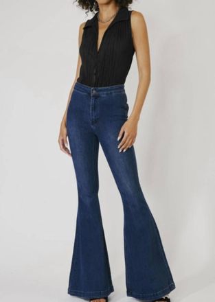 Kancan Bell Bottoms In Denim