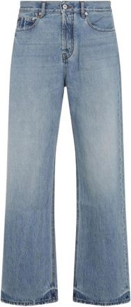 Jacquemus Le Jean Baggy Denim Pants - Heren - Loose Fit Jeans - Blauw - W32 - Denim - Jeans