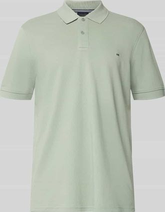 Christian Berg Regular Fit Poloshirt mit Stitching in Schilf, Gr&ouml;&szlig;e 3XL