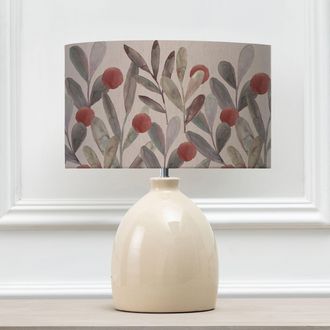 Voyage Maison Leura Table Lamp With Katsura Eva Lampshade in Cream