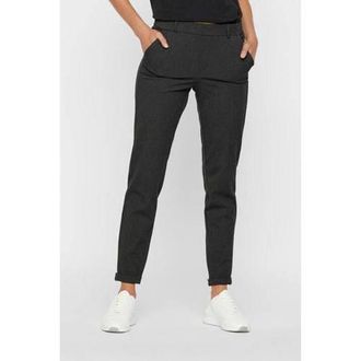 Vero Moda slim fit pantalon VMMAYA donkergrijs