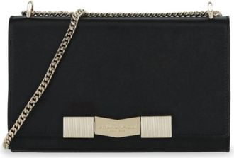 Bruno Magli Womens Chiseled Smooth Leather Shoulder Bag In Black