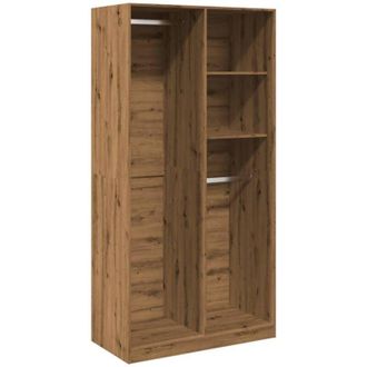 vidaXL Armario De Madera De Ingenier&iacute;a Roble Artesanal 100x50x200 Cm Vidaxl