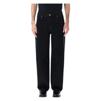 Isabel Marant Jeans, Heren, Zwart, W31, Katoen, Jorje Wijde Pijpen Jeans