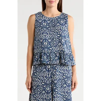 Vince Camuto Sleeveless Peplum Top in Oceanside at Nordstrom Rack, Size X-Small
