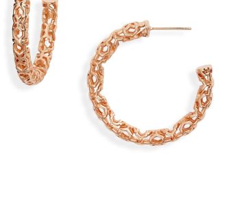 Kendra Scott Maggie Medium Hoop Earring In Rose Gold