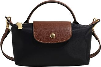 Generic Mini Crossbody Bag - Colorblock Purse with Adjustable Strap - Elegant Solid Square Design for Women