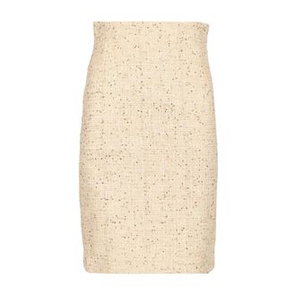 Tagliatore Nell Midi Skirt - female - Tagliatore - Short Skirts - Beige - XS - Skirts