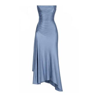 Victoria Beckham Vestido Cruzado - Dresses - Mujer - Azul - M