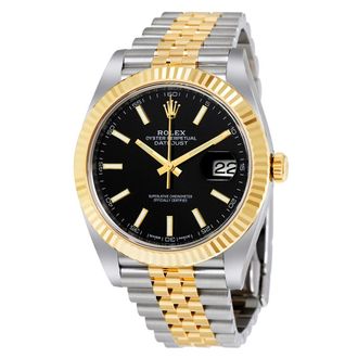 Rolex Pre-owned Rolex Datejust Black Dial Mens Watch M126333-0014