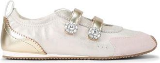 Kurt Geiger Islington Mary Jane Sneaker in White/Gold at Nordstrom, Size 9.5Us