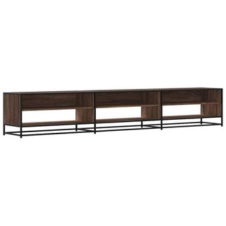 Berkfield Home TV Cabinet Brown Oak 270x40x46 cm Engineered Wood | Size: 270 x 40 x 46 cm