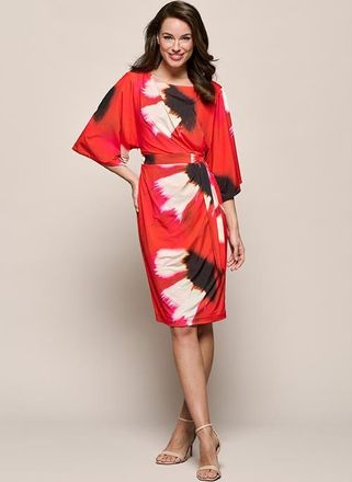 Mart Visser Milan Print Jurk Rood / Multi