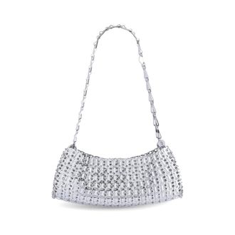 Paco Rabanne Disc Shoulder Bag - female - Rabanne - Shoulder Bags - Gray - ONE SIZE - Bags