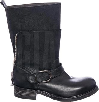 Moma Zwarte Ravellone Laars - Dames - Cowboylaarzen - Zwart - 37 EU - Schoenen